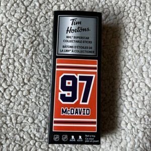 Tim Hortons NHL Limited Edition CONNOR McDAVID No 97 Mini Hockey Stick & Locker